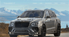 Desktop Screenshot of mansory.co.jp