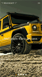 Mobile Screenshot of mansory.co.jp